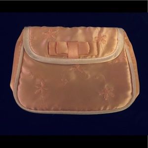 Pink & White makeup bag